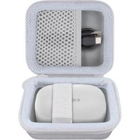 Hard Carrying Case for SHOKZ OpenFit Pro Open-Ear Earbuds, Black White Case