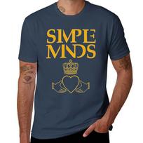 Simple Minds Logo TShirt Everyday Wear Basic Short Sleeve Top M black