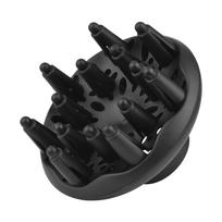 Universal Hair Dryer Diffuser for Curly Wavy Hair Blow Dryer Attachment for 1.77in Dryer Nozzle Dry Hair Much Evenly  Black juoda