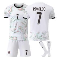 Portugalija Ronaldo Pasaulio taurė Vaikams Sportinė apranga Futbolo marškinėliai, Poliesteris, 140-150 cm, Baltas 120-130 CM
