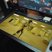 Backrooms Mouse Pad Large Gaming Table Cushion Non-slip Laptop Tablet Big Mousepad XXL Mat Mini PC Playmat With Lock edge_xia 30cmx80cm(11.8x31.5inch)
