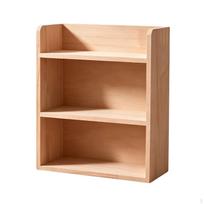 Taurės taupantis 3 pakopų vitrininis lentynėlė | Sieninis, atviras, skirtas Wood beige