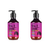 GSWP 9-in-1 Curl Styling Cream Nourishes the Hair and Alleviates Dryness, Providing Long-Lasting Hold for Curly Hair.100/200ml 200ml black