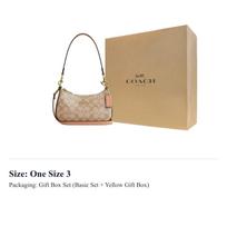 COACH Teri Coated Canvas Portable Crossbody Bag, Shoulder Bag Mini Women's Beige Brown CAJ93-IMEQO One Size 3 beige