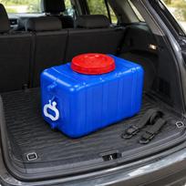 Horizontalus vandens bakas Maistinis Storas Transporto priemonėms Hsquare 25L blue