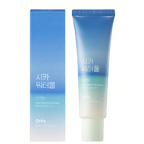 Ottie Cica Waterful Suncream SPF50+ PA++++ drėkinamasis kremas nuo saulės veidui, 50 ml