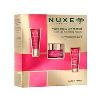 Stangrinimo rinkinys Nuxe: Merveillance Lift pudros pavidalo veganiškas stangrinantis dieninis kremas veidui 50 ml + Merveillance Lift veganiškas stangrinantis paakių kremas 15 ml + Merveillance Lift