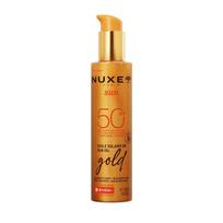 Nuxe Sun Gold įdegio aliejus su apsauga nuo UV spindulių SPF 50, 150 ml