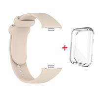 Dirželis + dėklas, skirtas Xiaomi Mi Band 8 Pro Strap Smart Band apsauginis dėklas, silikoninė apyrankė, skirta Miband 8Pro Mi Band 8 Pro white