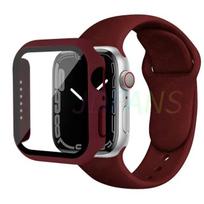 Stiklas+Dėklas+Dirželis Apple Watch Juostai 42mm 44mm 41mm 40mm 38mm 45mm 49mm Ekrano apsaugos Apple IWatch Series 8 7 6 SE 5 4 38mm series 321