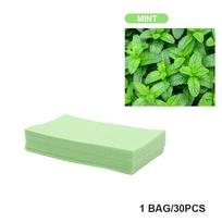Tualeto valymo lakštas grindų plovimui Tualeto valymo higiena Tualeto dezodorantas Geltonas purvas tualeto valymo įrankis 30pcs žalia