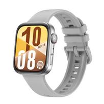 Silikoninis dirželis Huawei Watch Fit 4 4 Pro apyrankei Spalvingas sagties apyrankės apyrankė Huawei Watch Fit 3 dirželio priedai Huawei Fit 4 Pro pilka spalva
