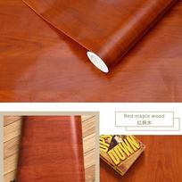 Vandeniui atsparūs tapetai su medžio imitacija Stalai Spintos Spintelės Baldų renovacija dekoravimas Lipnūs tapetai 2mx30cm brown