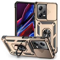 Armor Shockproof Case For Xiaomi Poco X5 Pro PocoX5 5G Car Magnetic Ring Stand Lens Protect Cover for Poko Little X5Pro X 5 Pro for Poco X5 Pro auksas