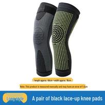 Wormwood Heated Knee Pads for Cold Protection – Ideal for Middle-Aged & Elderly in Autumn & Winter Mugwort Knee Pads gray