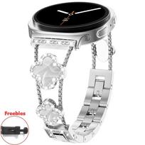 Deimantinis dirželis Samsung Galaxy Watch 8 44mm 40mm Blizgantis dizainas Prabangus moteriškas apyrankės dirželis Samsung Galaxy 8 Classic 46mm Ultra 47mm Correa Watch 8 Classic 46mm white
