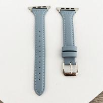Plonas odinis dirželis Apple Watch 10 11 dirželis 46mm 40mm 44mm 45mm 42mm 41mm sportinė apyrankė iWatch serija 9 8 SE ultra 2 3 49mm 38 40 41 S11-42mm gray