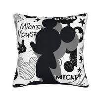 Mielas Anime Pelėdos Mikio aikštės pagalvės užvalkalas Poliesterio pagalvės sofai, Atsitiktinis pagalvės užvalkalas 45cmx45cm gray