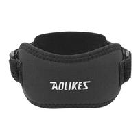 Aolikes 1Pcs Knee Brace Adjustable Strap for Pain Relief Support Running Hiking Basketball Jumpers juoda