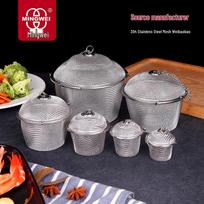 Mingwei 304 Stainless Steel Spice Infuser for Tea, Soup, Stews, and Braising. Model 1081 - Diameter 4.5cm gray