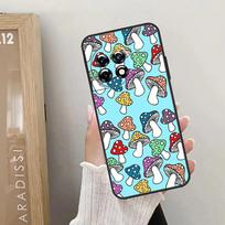 Psychedelic Mushrooms Florals Case For OnePlus Nord CE 4 3 2 Lite 2T N10 N20 N30 OnePlus 12 11 9 10 Pro 8T 10T 12R Cover OnePlus 10Pro white
