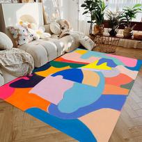Colorful Dopamine Rug Premium Soft Carpet for Living Room Sofa Coffee Table Bedroom Decor Home Mats 120x160cm-47x63in
