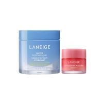 Laneige Water Sleeping Mask & Lip Sleeping Mask (Berry) Set 70ml+20g gray