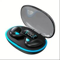 Belaidės mini ausinės miegui, darbui, TWS Bluetooth ausinės, stereo, paslėptos ausinės su mikrofonu, HD skambučiams, sportui juoda