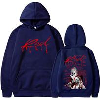 Rapper Playboi Carti Whole Lotta Red Hoodies Opium Ken Carson Narcissist Gothic Hooded Sweatshirt Men's Women Oversized 3XL black