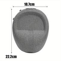 Ausinių dėklas su kietu apsauginiu apvalkalu ausinių pakaitinė kelioninė dėžutė, skirta Sony WH-CH720N WH-1000XM4 gray