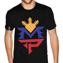 Boxer Manny Pacquiao MP Boxing Photo Tee Shirt Men Trendy Shirts Funny Mens T Shirts Cotton Tops & Tees Summer 5XL įvairiaspalvis