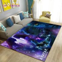 Avatar Movie HD Printed Area Rug Large,Carpet Rug for Living Room Bedroom Sofa Doormat Decoration, Kids  Play Non-slip Floor Mat 60cm x 90cm gray