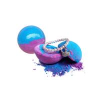 Bath Bomb Bracelet Toy Bath Fizzy Bathing Toy with Beaded Bracelet and Charm for Kids and Adults Relaxing Bath Time Fun One Size blue