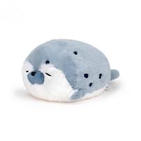 40cm miela ruonio pliušinė pagalvė, tikroviškas jūros ūdra pliušinis žaislas, minkšta kawaii animacinė lėlė, mėlyna ruda, žaislas, dovana vaikams 40cm mėlyna
