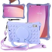 Soft Case For Lenovo Tab M9 M8 4th Gen TB-310FU 300FU 8505F 8705F M10 Gen2 3 Plus TB-X306 X606 328 125 FU Stand Cover Rotating With Touch Pen Strap Xiaoxin Pad 10.6