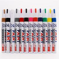12pcs/box Oil-based Paint Marker Pens Permanent Marker Pen Works Well on Almost Any Surface ruda