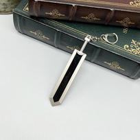 11cm Dragon Slayer Sword Guts Berserk Anime Merchandise Metal WeaponsKeychain Accessorie Crafts Toy Boy Home Ornament Collection gray