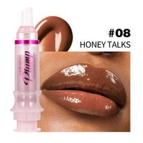Lip Oil Tube Lip Seal Slightly Spicy Lip Gloss Puffy Lips Lip Glass Mirror Surface Plump Lips Lip Color