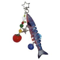 Realistic Multi Jointed Fish Keychain With Lifelike Design Perfect For Fishing Enthusiasts And Ocean Lovers gray
