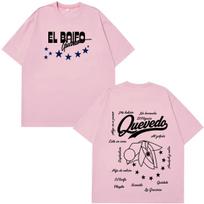 Vasaros Karštas Roko Quevedo El Baifo Albumas 2026 Turas Grafika Marškinėliai Unisex Unisex Mados Marškinėliai Y2k Harajuku Hip Hop Apvalus Marškinėliai 4XL white