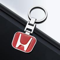 3D Metalinis Honda ženklelis Raktų pakabukas Raktų žiedas Emblema Automobilio Aksesuarai Honda CRX Pilot B serijai D serijai H serijai Civic FIT CRV Accord TP6 12s raudona