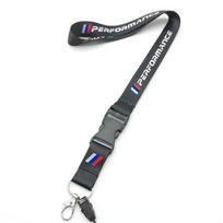 Car Lanyard Nylon Printing Emblem Style Keychain For BMW M Power Performance E90 E91 E92 E93 X1 X3 X5 X6 M3 M5 F18 E63 Sticker yssh42 gray