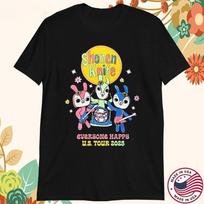 Shonen Knife Everyone Happy Us Tour 2025 Shirt TU110 L yellow