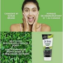 St. Ives Blackhead Clearing Face Scrub Clears Blackheads & Unclogs Pores Green Tea & Bamboo Salic, 170g, 2 pcs beige
