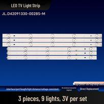 JL.D42091330-002BS-M TV Backlight Strip for PH42F10DSGWA/PH42F10DSGWAC 3+3 Split Version NO.2637 blue