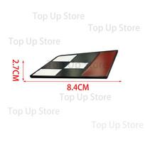 For SEAT IBIZA LEON Cupra Altea Born e-Racer Badge 3D Metal Stickers Car Trunk Body Decal Race Flag 300 Emblem Auto Accessories black