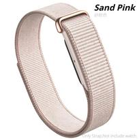 Original Nylon Loop Strap For Google Fitbit Air Sports Breathable Bracelet Correa fitbit air Talos Watch Band Smartwatch Accessories For Google Fitbit Air rožinė