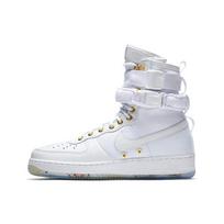 Nike SF Air Force 1 'LNY' (Unisex) White / Habanero Red Skateboard Shoes AO9385 100 36.0 gray