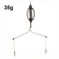 Spring Loaded Carp Fishing Feeder Bait Cage 1Pc Plug Play Easy Operate Accessory for All Level Anglers Fishing Trips 35g
