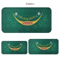 Texas Hold'em Pokeris ir Blackjack Guminis Stalo Kilimėlis - Didelis Dydis